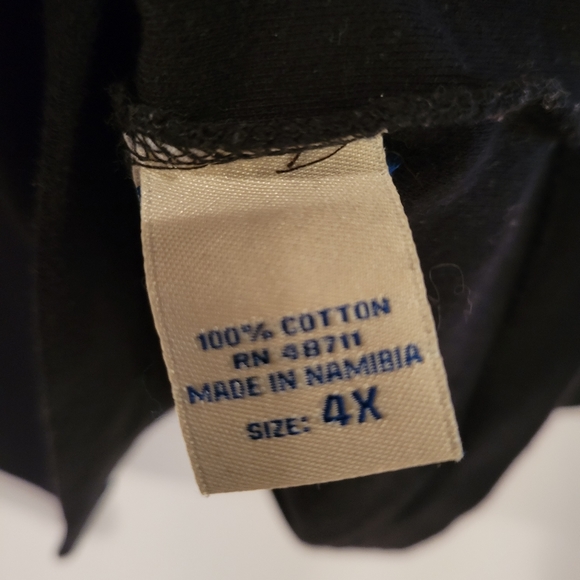 2 Falls Creek 100% Cotton 4X L/S Black and White Tees. - Picture 10 of 14